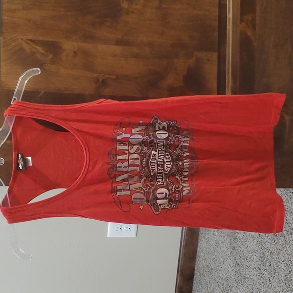 HARLEY DAVIDSON Ladies medium tanktop EUC! - Picture 1 of 5
